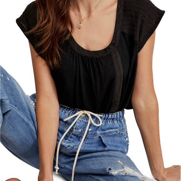 Free People Tops - Free People Oversized Keep It Casual Tee